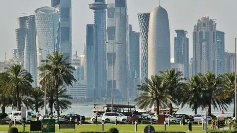 Una imagen de Doha, capital de Qatar.