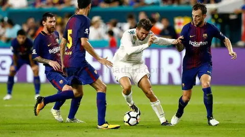 Una imagen del clásico jugado en Miami.
