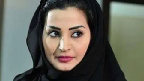Una imagen de la actriz de Arabia Saudita Reem Abdullah.
