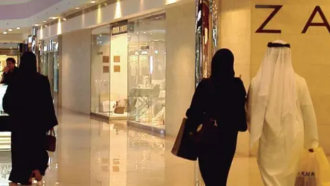 Un centro comercial de Dubai.