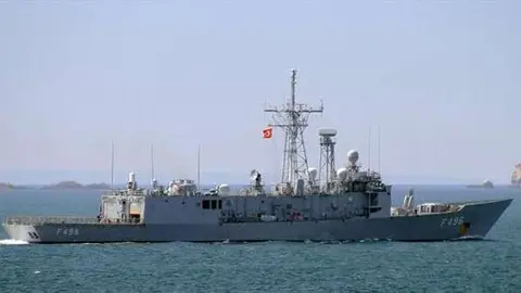 La fragata turca Gokova.