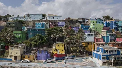 El Barrio de La Perla en la capital de Puerto Rico, San Juan.