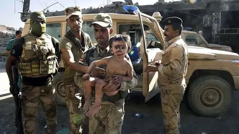 La OMS señaló que varios ciudadanos habían estado expuestos a gases tóxicos en Mosul.