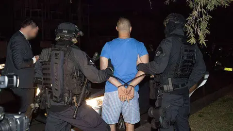 Uno de los detenidos en Sydney.