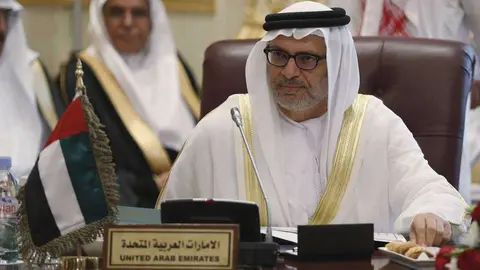 Imagen de Anwar Mohammad Gargash, ministro de Estado de Relaciones Exteriores de UAE.