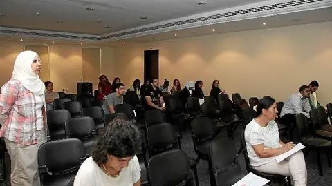 Aula en una universidad de Dubai. (EC)