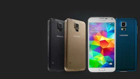 Un móvil Samsung Galaxy S5.