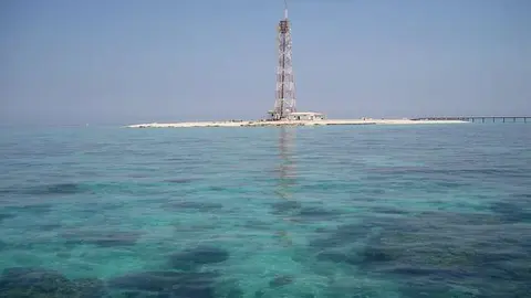 La isla de Qaruh, en Kuwait. (Kuwait Dive Team, Flickr)