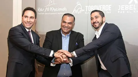 De izquierda a derecha, Haitham Mattar, Jorge Jorge y Ricardo Lizano. (EL CORREO)