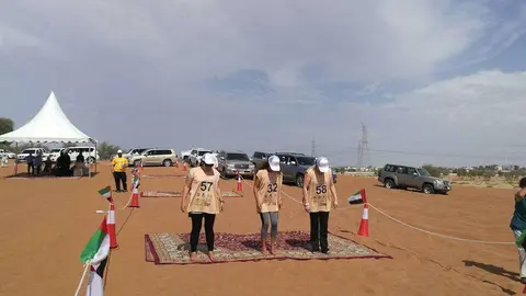 Participantes en la línea de salida de la competición. (Cedida)