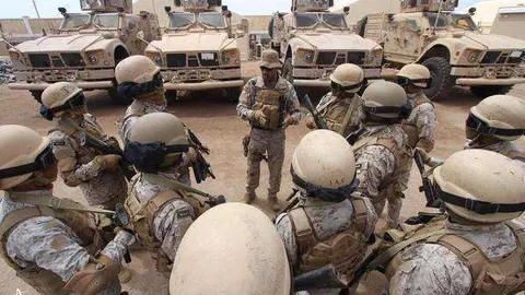 Fuerzas Especiales de la Coalición Árabe en Adén.