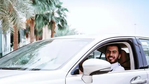 Un conductor de Careem en Arabia Saudita. (Saudi Gazette)