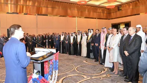 Una foto de archivo de la celebración del Día de la Independencia de Chile en Abu Dhabi. (Manaf K. Abbas/ EL CORREO)