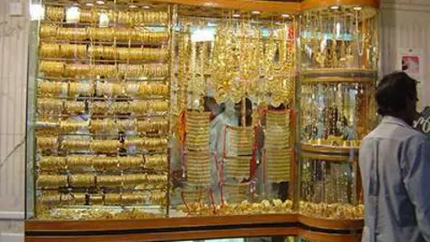 Escaparate de una joyería en Dubai.