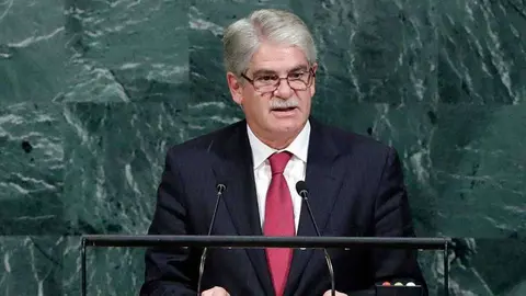 El ministro español de Exteriores, Alfonso Dastis.
