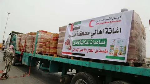 Alimentos de EAU para el pueblo de Yemen. (WAM)