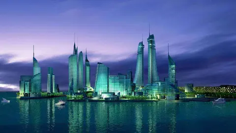 Una imagen de la capital de Bahrein, Manama.