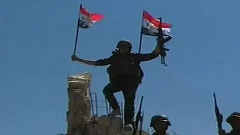 Una imagen de un soldado sirio.