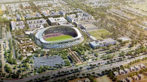 El estadio Hazza bin Zayed en la ciudad de Al Ain.