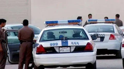 Una imagen de la Policía de Arabia Saudita.