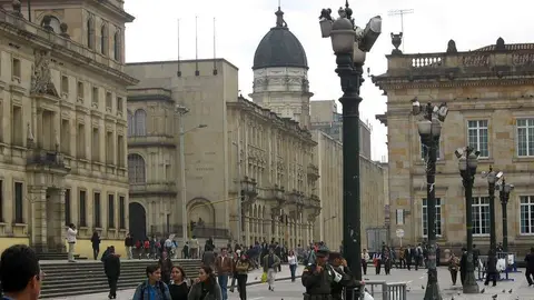 Centro de Bogotá, capital de Colombia.