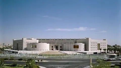 Una imagen del Ministerio de Asuntos Exteriores en Riad.