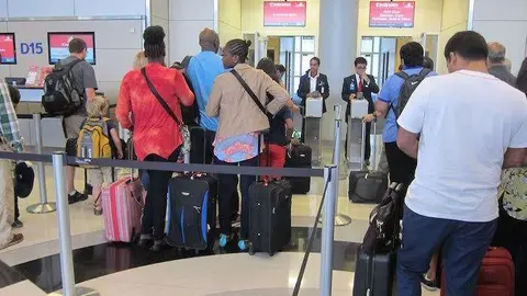 Emirates en el aeropuerto estadounidense de Dallas.