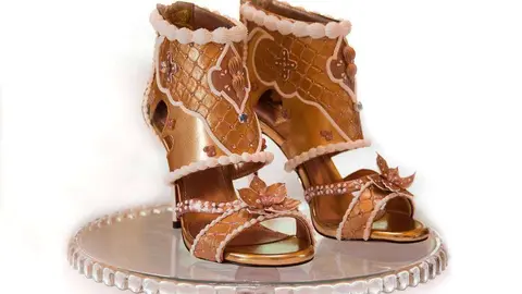 Imagen del par de zapatos más caro del mundo. 