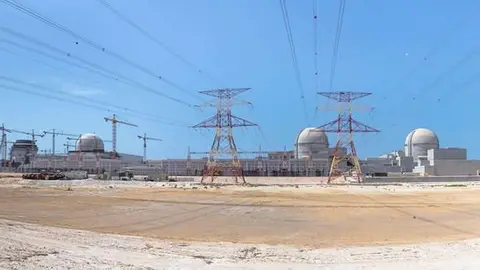 Central nuclear de Barakah. (Emirates Nuclear Energy Corporation)