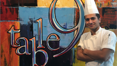 Imagen del chef Enver Can del restaurante Table 9. (Cedida)