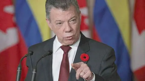 El presidente de Colombia, Juan Manuel Santos.
