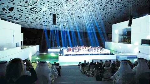 Concierto durante la inauguración del Louvre Abu Dhabi. (Louvre Abu Dhabi)