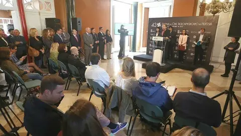 Presentación de la 43 edición del Festival de Cine Iberoamericano. (Cedida)