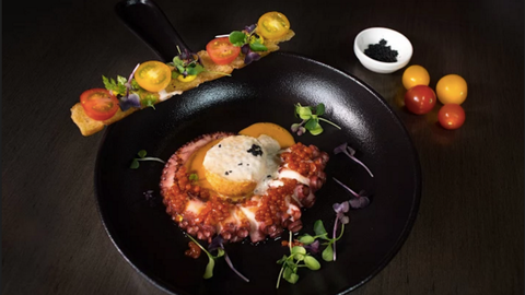 Uno de los platos que puedes encontrar en el restaurante España, ubicado en Al Garhoud. (Cedida)