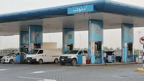 Una gasolinera en una autopista de EAU. (EL CORREO)