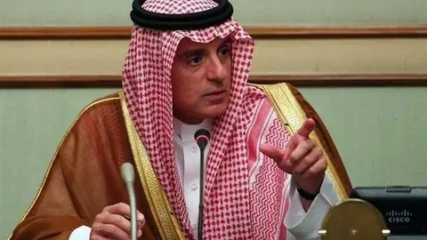 El ministro de Asuntos Exteriores de Arabia Saudí, Adel al Jubeir.