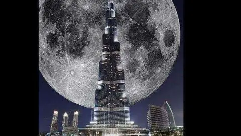 La fotografía de la superluna del usuario @MohamedElfakh13
