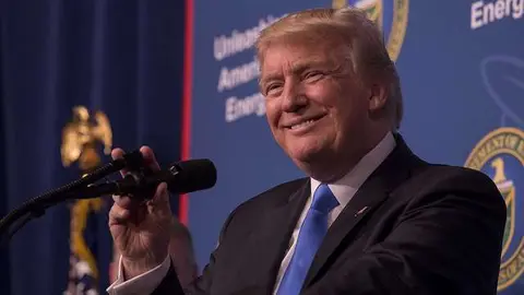 Donal Trump en una comparecencia pública. (US Departament of Energy)