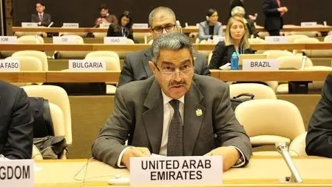 Obaid Salem Al Zaabi, representante permanente de Emiratos Árabes Unidos ante las Naciones Unidas. (WAM)