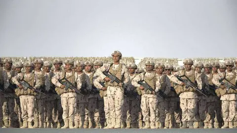 Soldados del ejército emiratí.