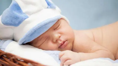 Una imagen de un recién nacido en España.