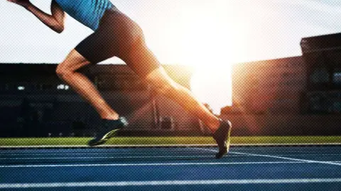 Imagen de un deportista de alto rendimiento.