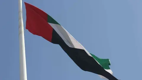 La bandera de Emiratos Árabes Unidos. (EL CORREO)