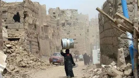 Yemen desolada.