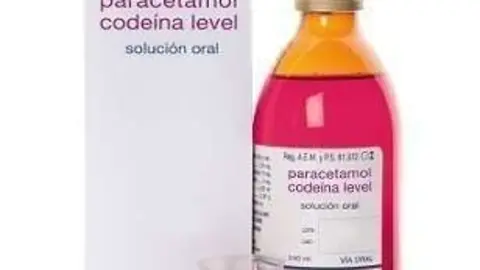 Un frasco de 60 ml. de codeína.