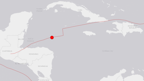 El epicentro del terremoto se situó en el mar.