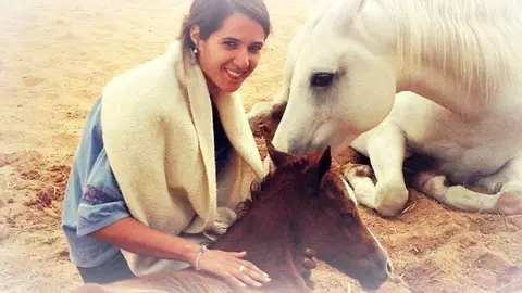 La jinete española Uma Mencía Uranga en una foto publicada en su perfil de Facebook.