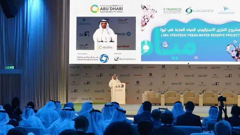 Presentación del proyecto durante la Semana de la Sostenibilidad en Abu Dhabi. (Cedida)