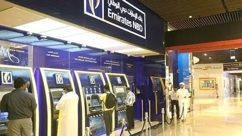 Una oficina del banco Emirates NBD.