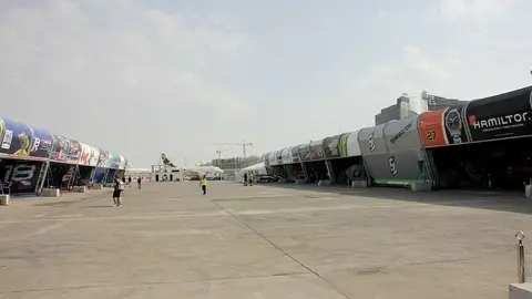 Perspectiva general del Aeropuerto de Al Bateen en Abu Dhabi. (EL CORREO)